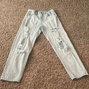 Wild Fable light wash ripped jeans  *mid rise